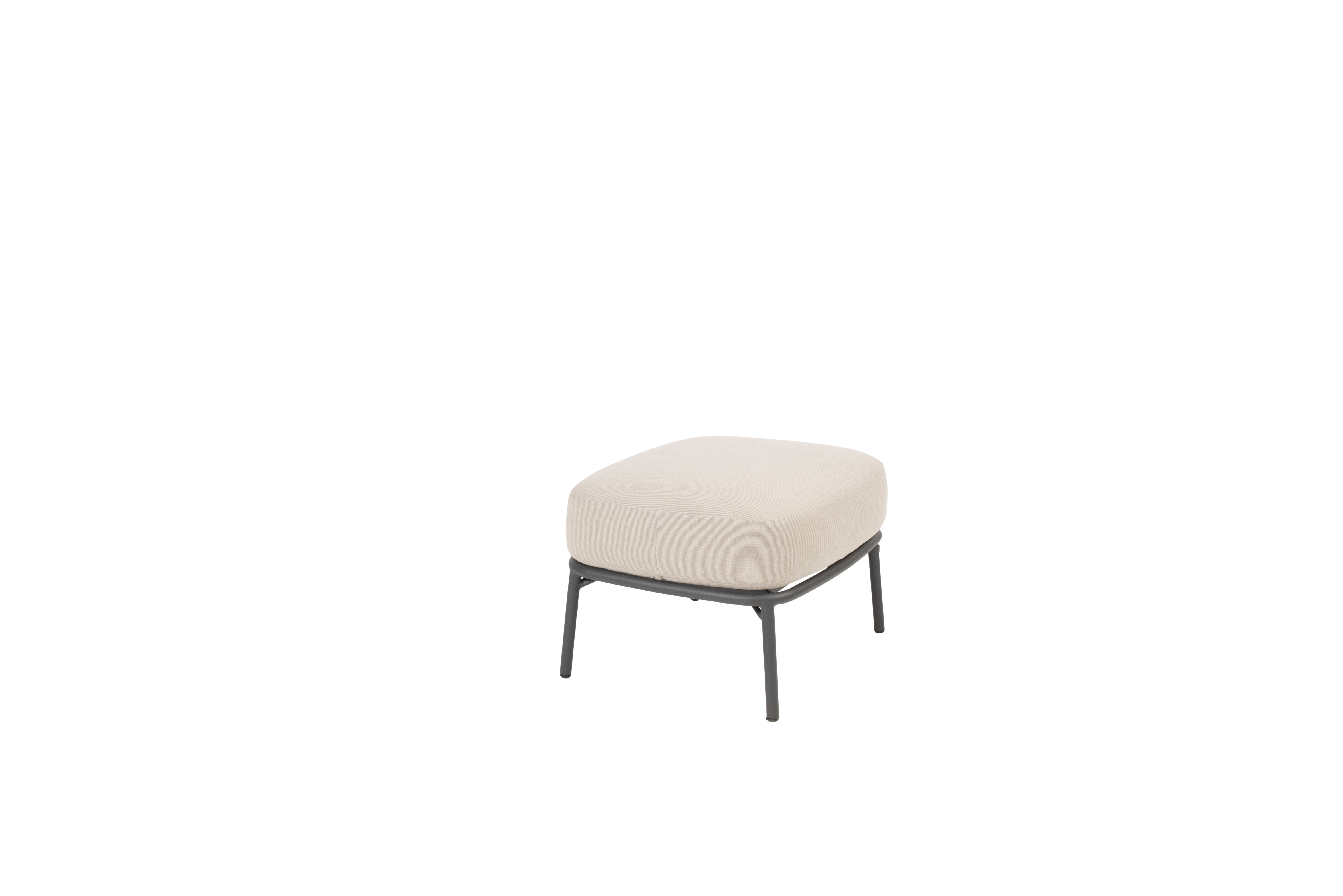 Taste Albareto Footstool With Cushion - Antracite